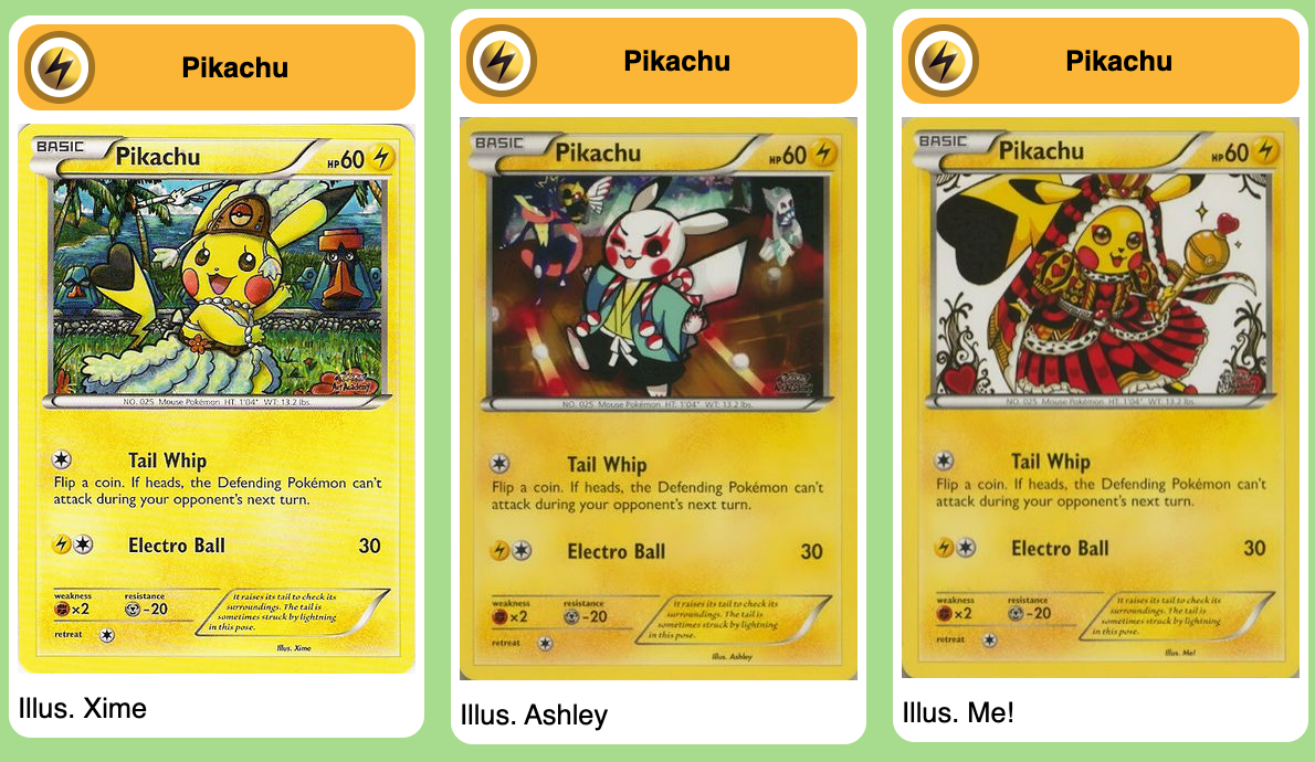 The Many Faces Of Pikachu Tcgplayer Infinite